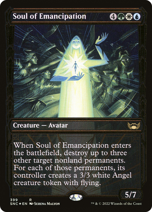 Soul of Emancipation (SNC-399) (Showcase) (Gilded Foil)