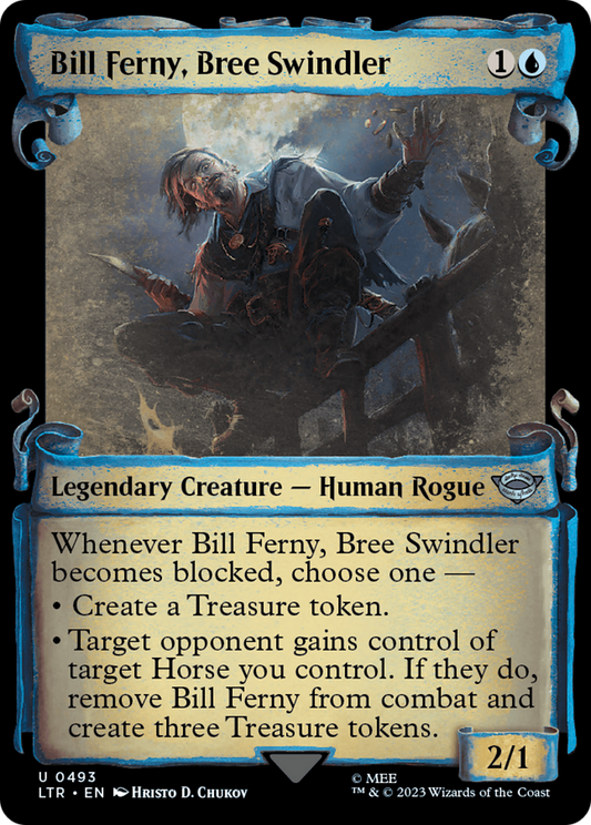 Bill Ferny, Bree Swindler (LTR-493) (Showcase) (Scroll) (Foil)