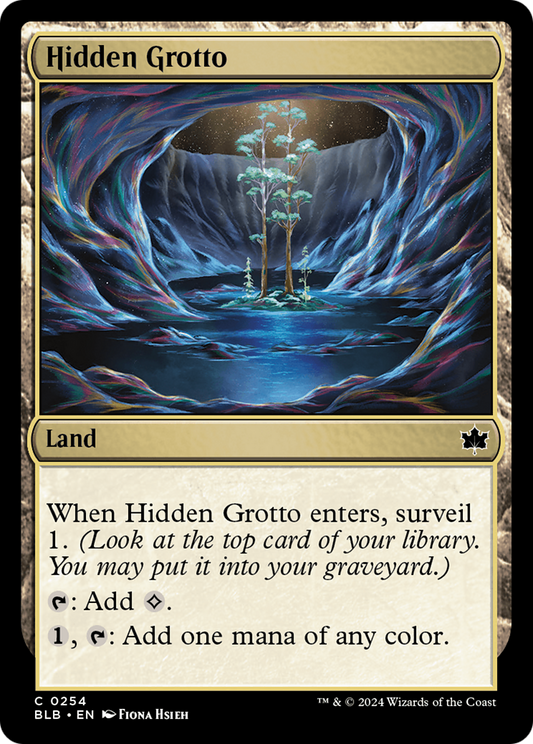 Hidden Grotto (BLB-254) (Foil)