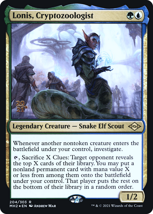 Lonis, Cryptozoologist (PRE-204S) (Foil)