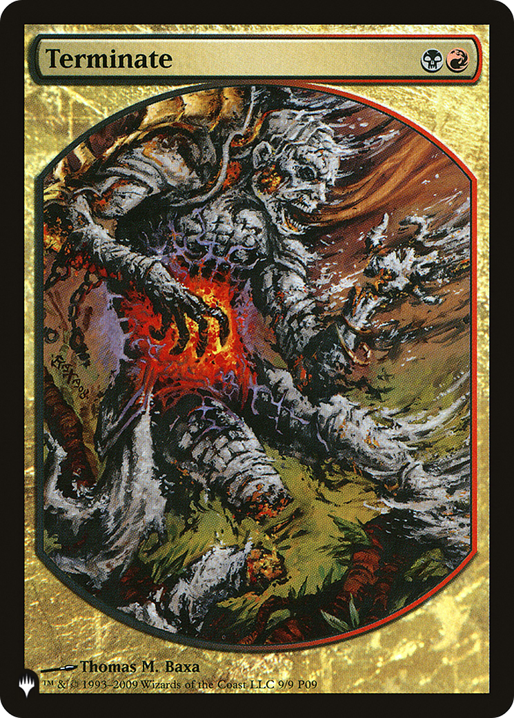 Terminate (LIST-P09-9)
