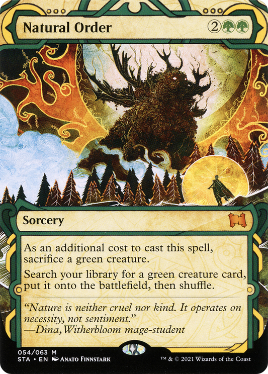Natural Order (STA-054) (Showcase) (Borderless) (Foil)