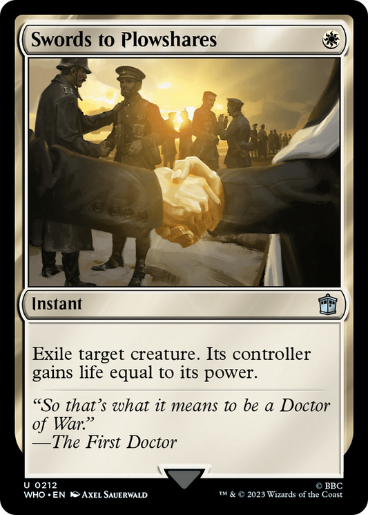 Swords to Plowshares (WHO-212)