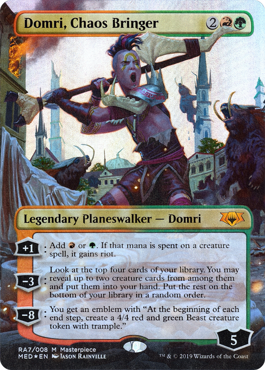 Domri, Chaos Bringer (MED2-RA7) (Borderless) (Foil)