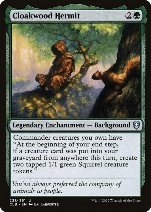 Cloakwood Hermit (CLB-221)