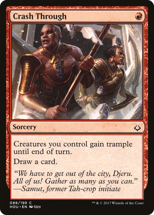 Crash Through (HOU-088) (Foil)
