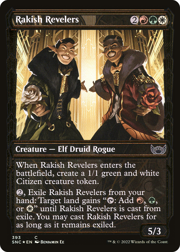 Rakish Revelers (SNC-393) (Showcase) (Gilded Foil)