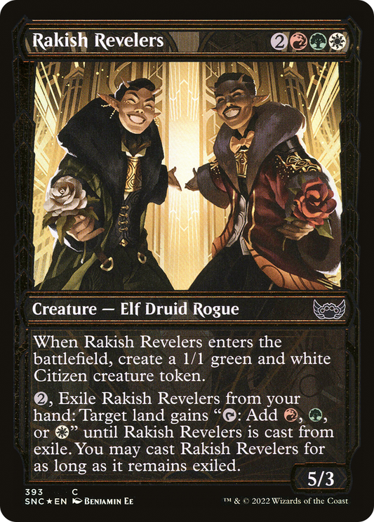 Rakish Revelers (SNC-393) (Showcase) (Gilded Foil)