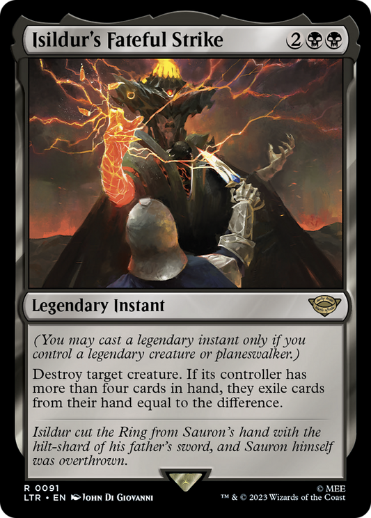 Isildur's Fateful Strike (LTR-091) (Foil)