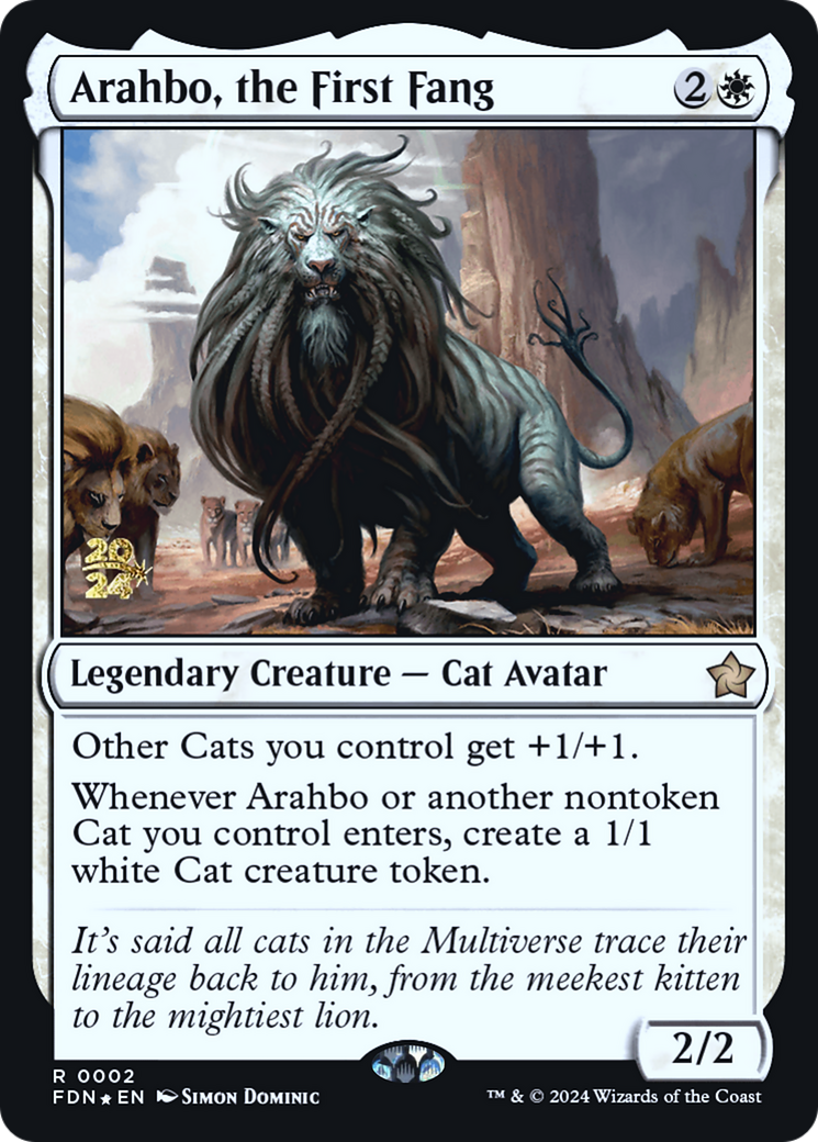 Arahbo, the First Fang (PRE-02S) (Foil)