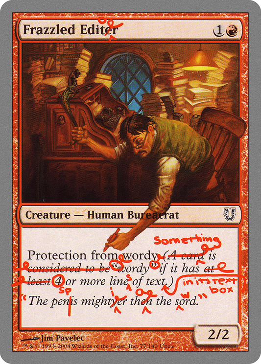 Frazzled Editor (UNH-077)