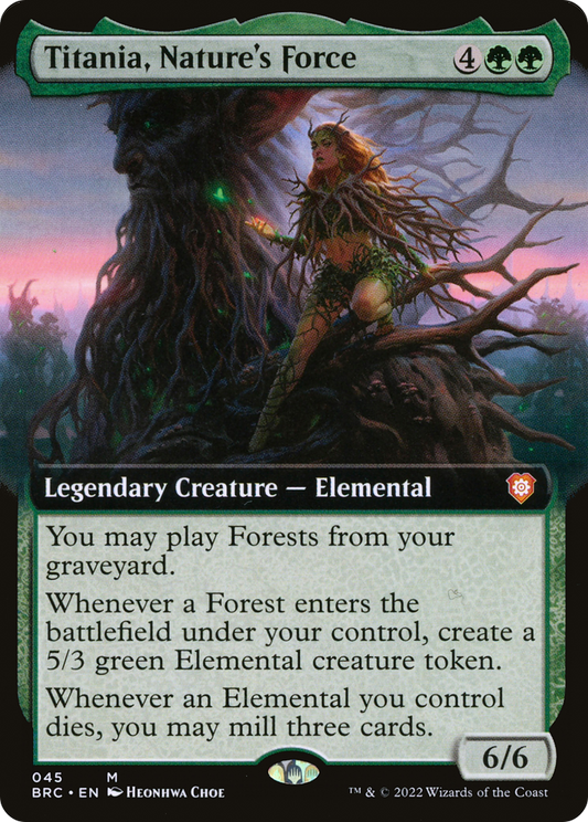 Titania, Nature's Force (BRC-045) (Extended Art) (Foil)