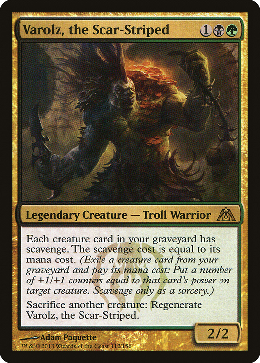 Varolz, the Scar-Striped (DGM-112)