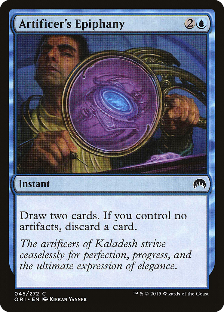 Artificer's Epiphany (ORI-045) (Foil)
