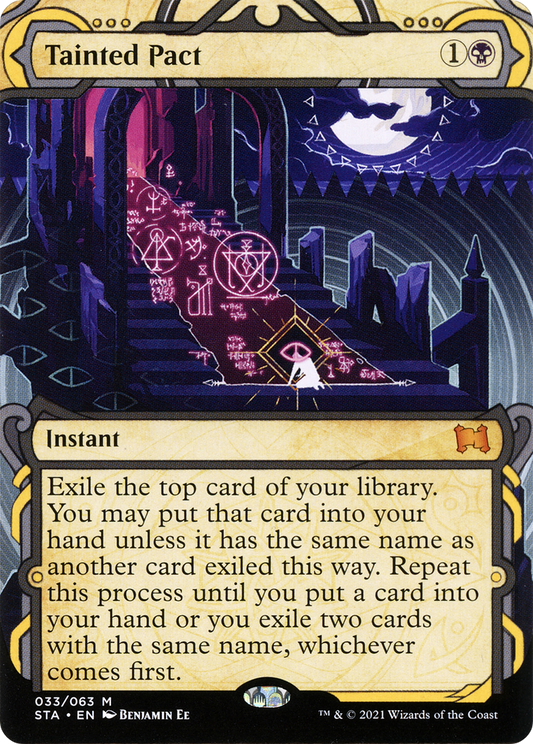 Tainted Pact (STA-033) (Showcase) (Borderless) (Foil)