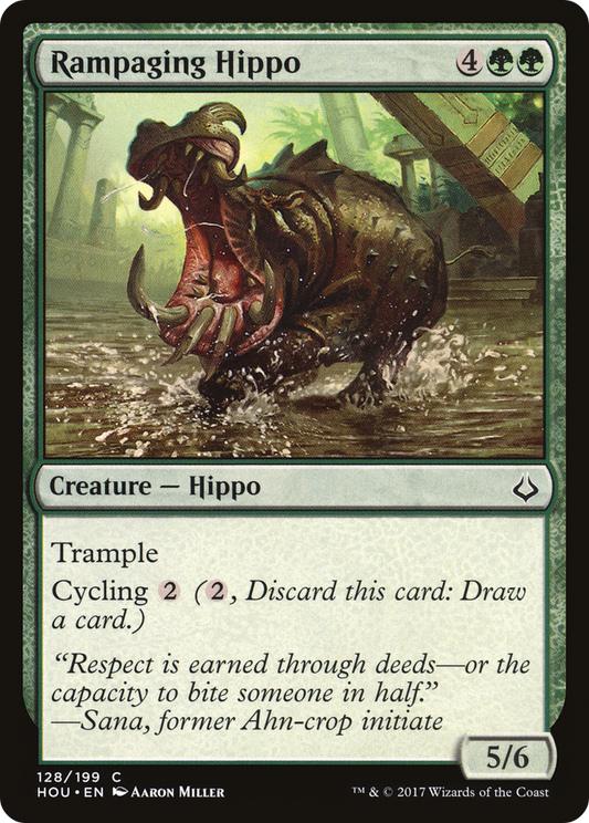 Rampaging Hippo (HOU-128) (Foil)