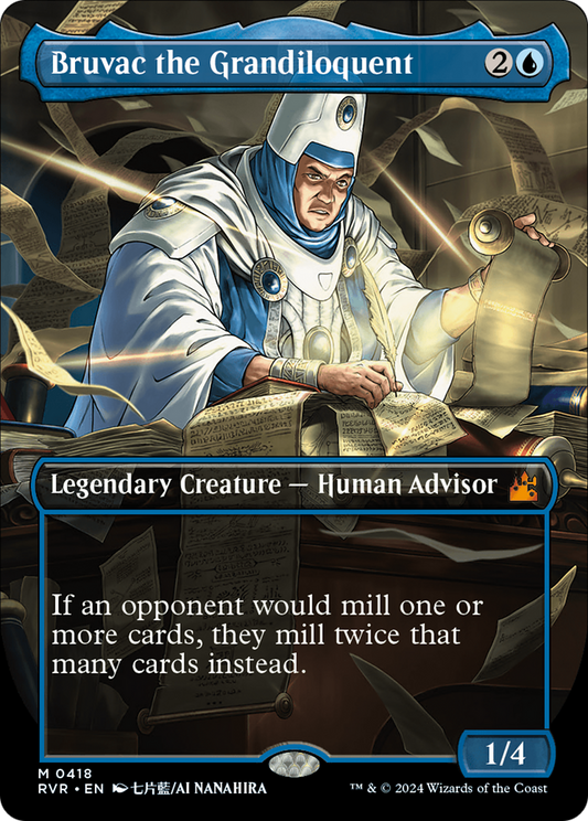 Bruvac the Grandiloquent (RVR-418) (Borderless) (Foil)