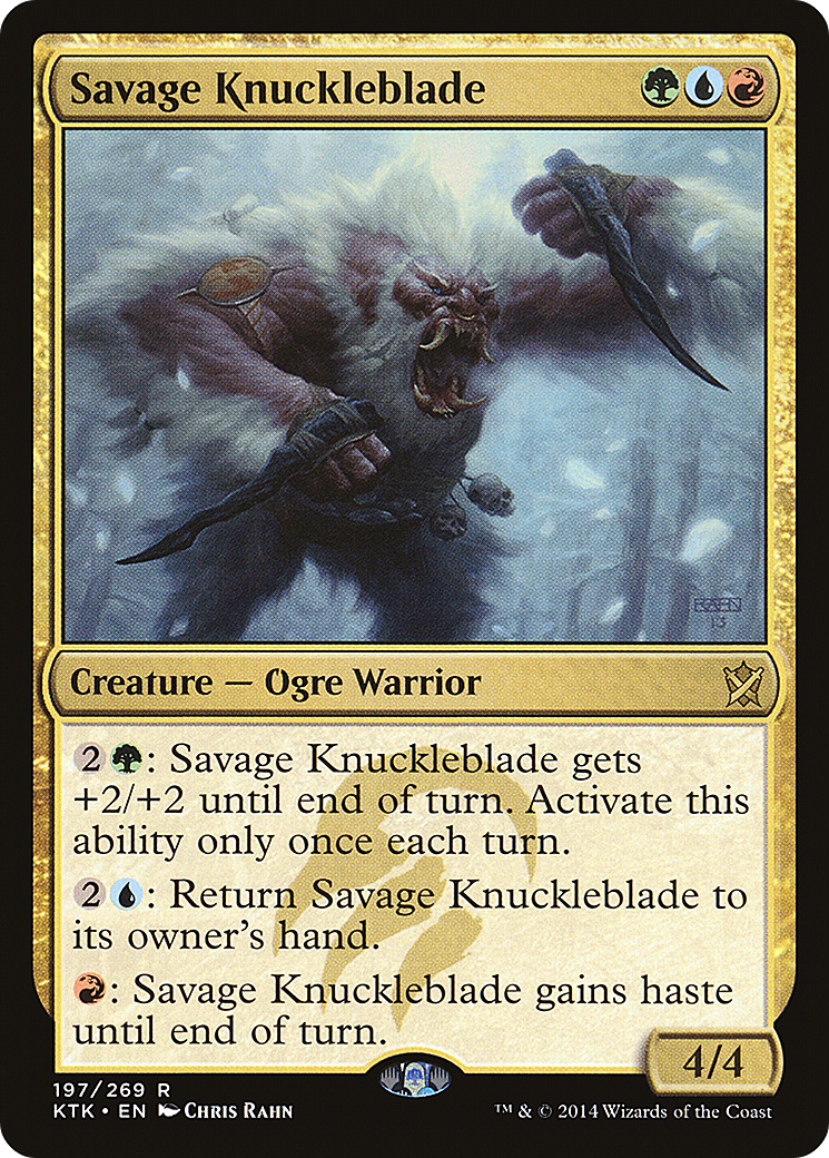 Savage Knuckleblade (KTK-197) (Foil)