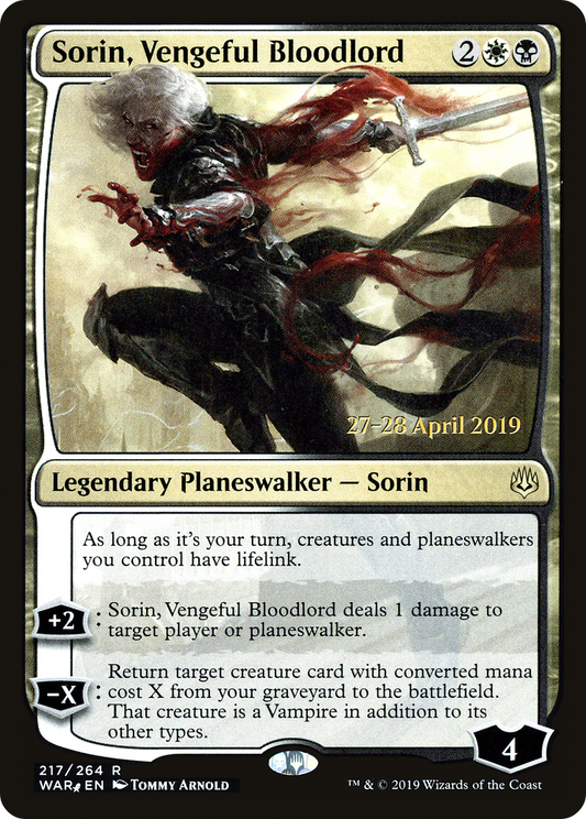 Sorin, Vengeful Bloodlord (PRE-217S) (Foil)