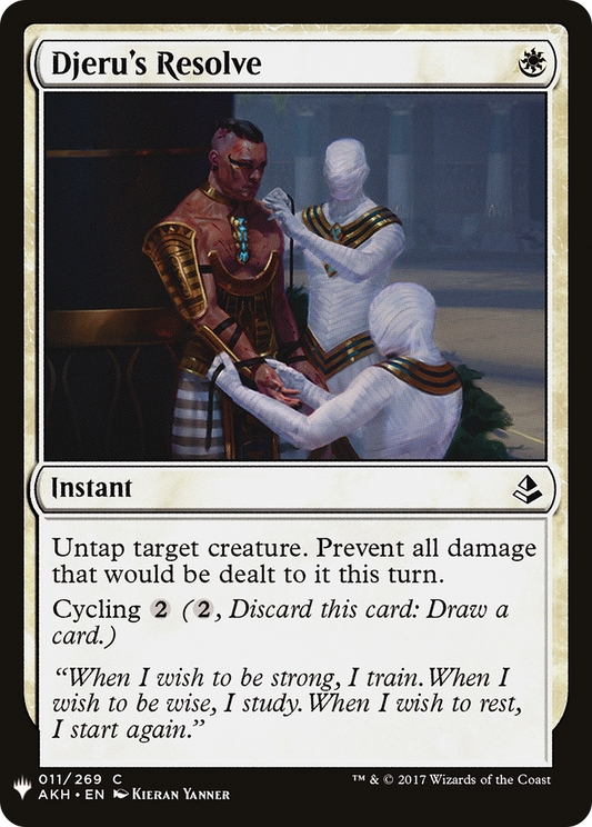 Djeru's Resolve (LIST-AKH-11)