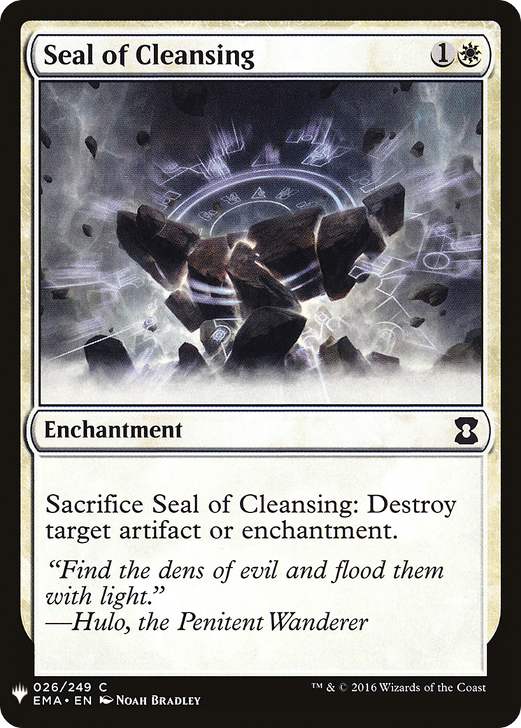 Seal of Cleansing (LIST-EMA-26)