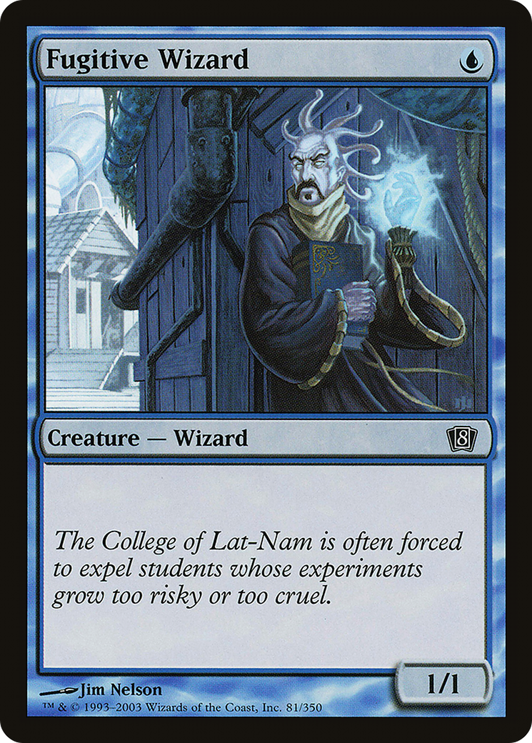 Fugitive Wizard (8ED-81★) (Foil)