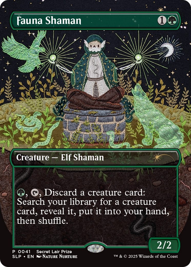 Fauna Shaman (SLP-041) (Borderless) (Foil)