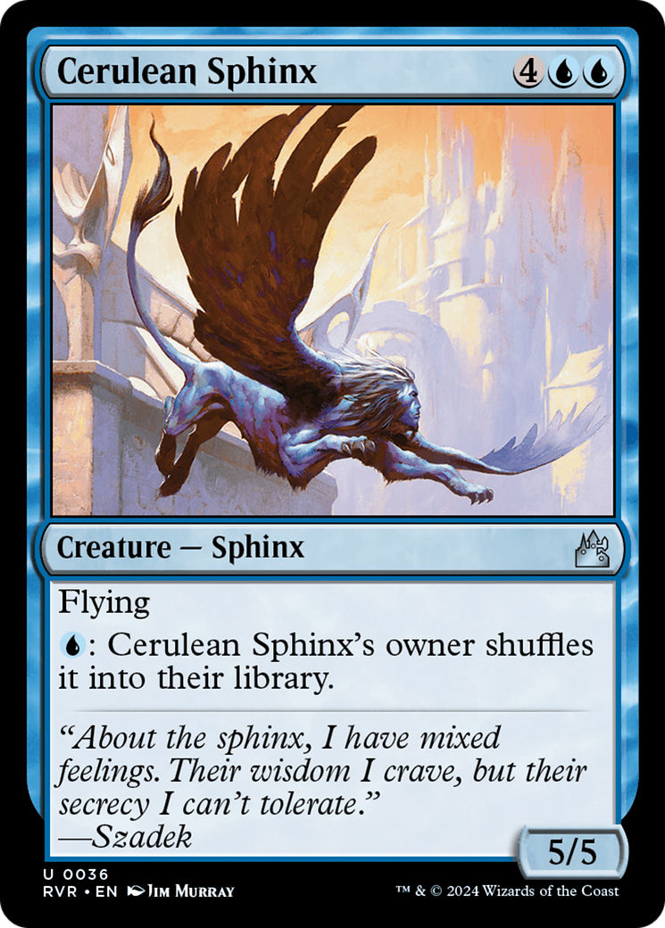 Cerulean Sphinx (RVR-036) (Foil)