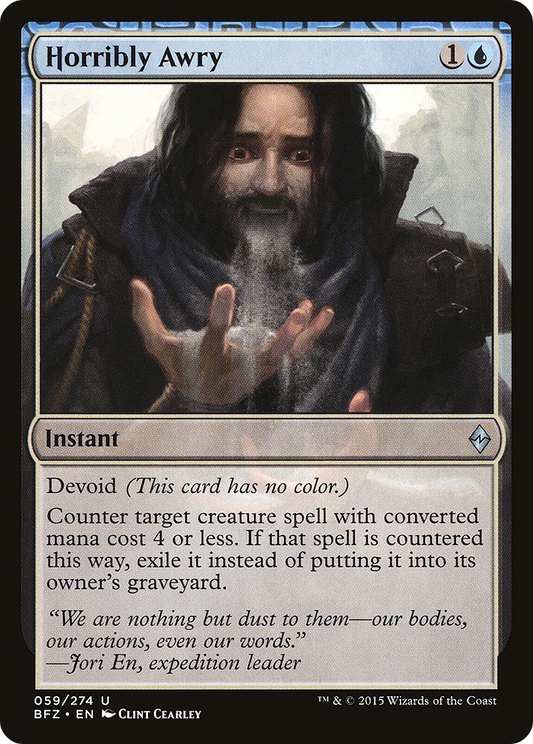 Horribly Awry (BFZ-059) (Foil)