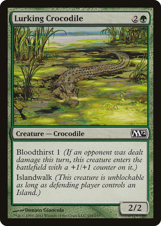 Lurking Crocodile (M12-184) (Foil)