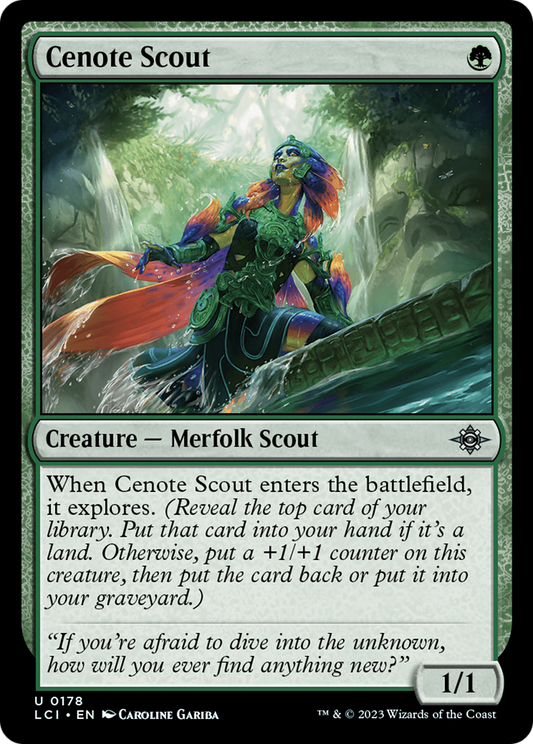 Cenote Scout (LCI-178) (Foil)