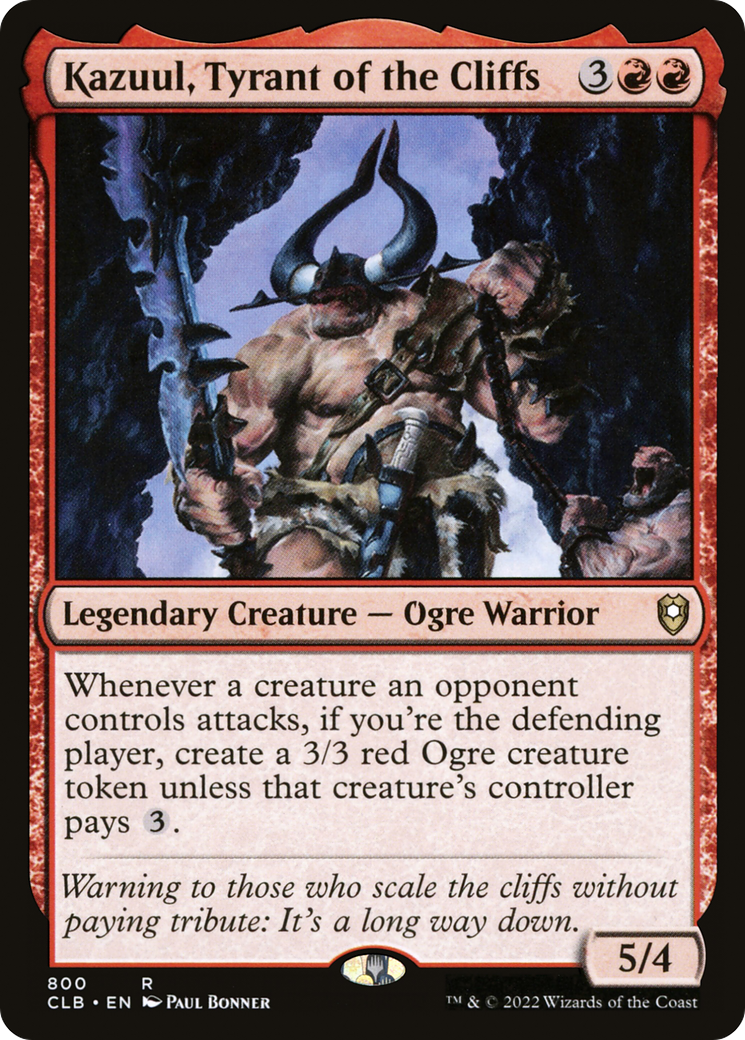 Kazuul, Tyrant of the Cliffs (CLB-800)