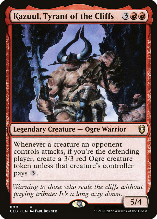 Kazuul, Tyrant of the Cliffs (CLB-800)