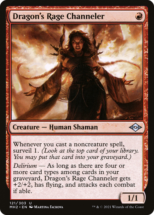 Dragon's Rage Channeler (MH2-121) (Foil)