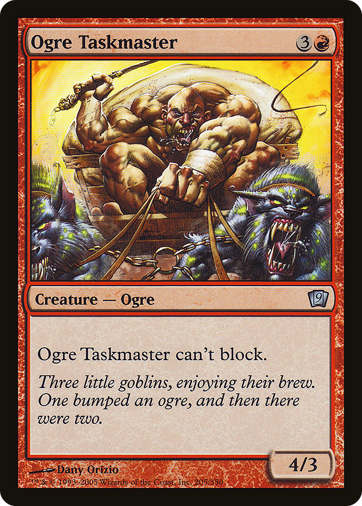 Ogre Taskmaster (9ED-205★) (Foil)