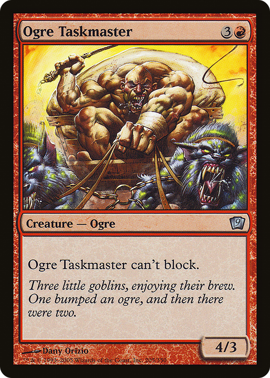 Ogre Taskmaster (9ED-205★) (Foil)