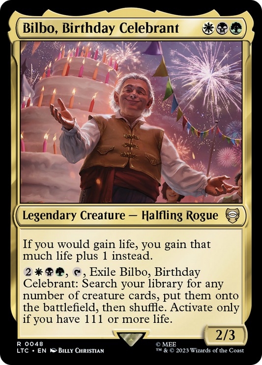 Bilbo, Birthday Celebrant (LTC-048)