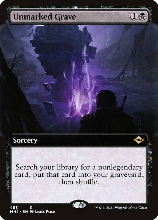 Unmarked Grave (MH2-453) (Extended Art) (Foil)