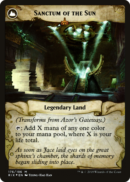 Azor's Gateway // Sanctum of the Sun (PRE-176S) (Foil)