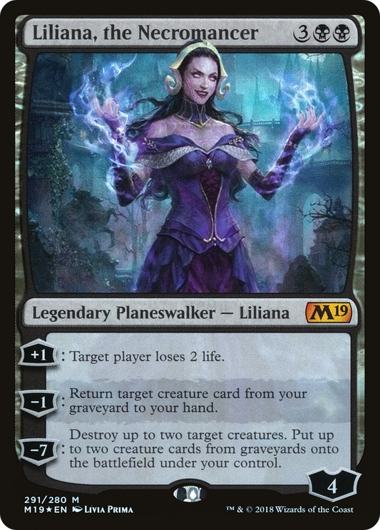 Liliana, the Necromancer (M19-291) (Foil)