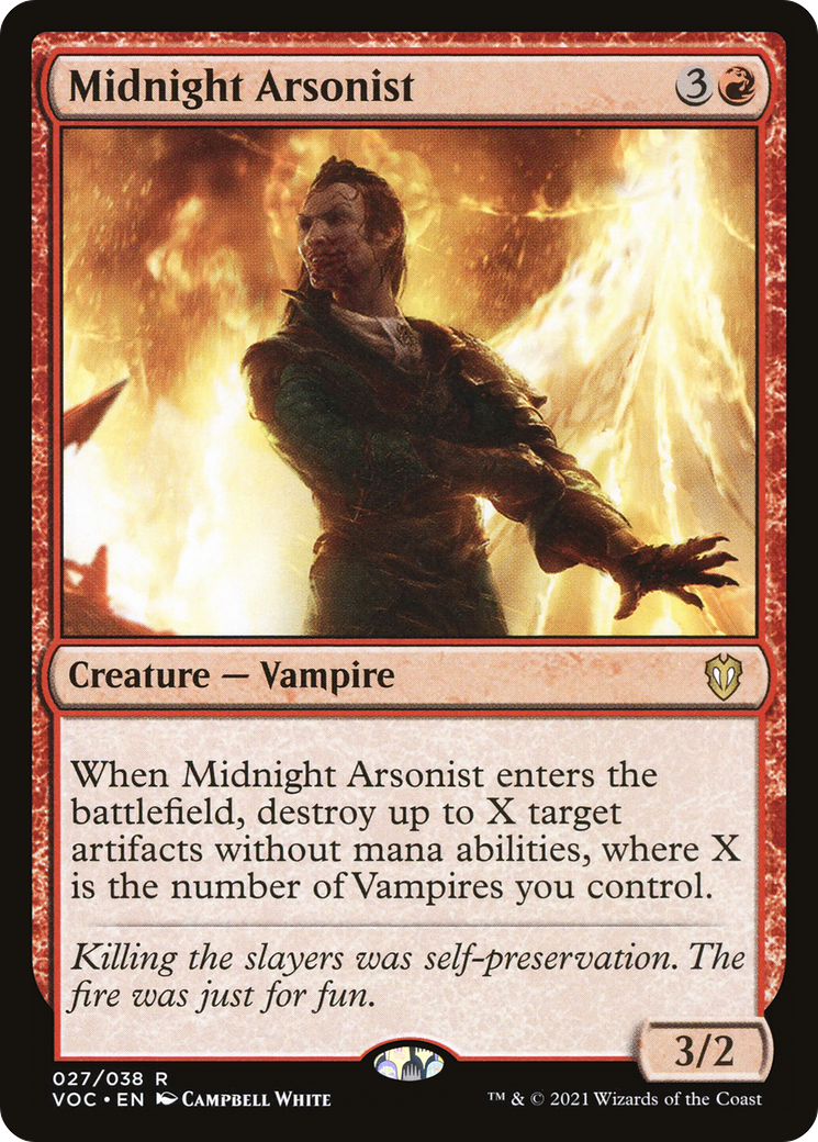 Midnight Arsonist (VOC-027)