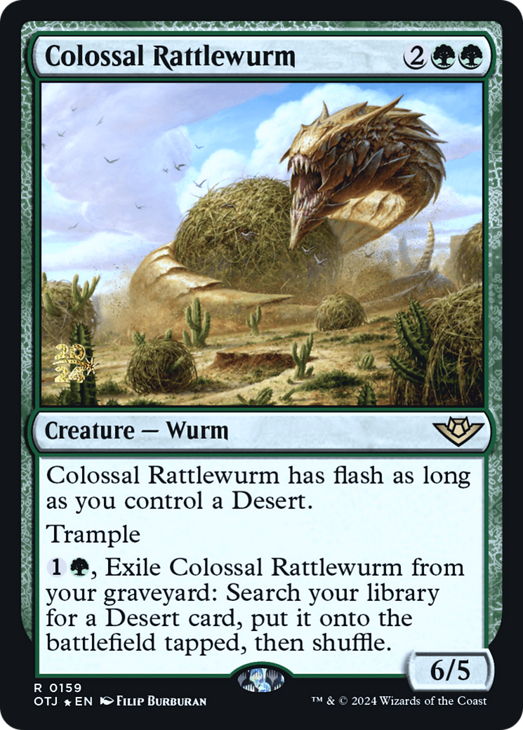 Colossal Rattlewurm (PRE-159S) (Foil)