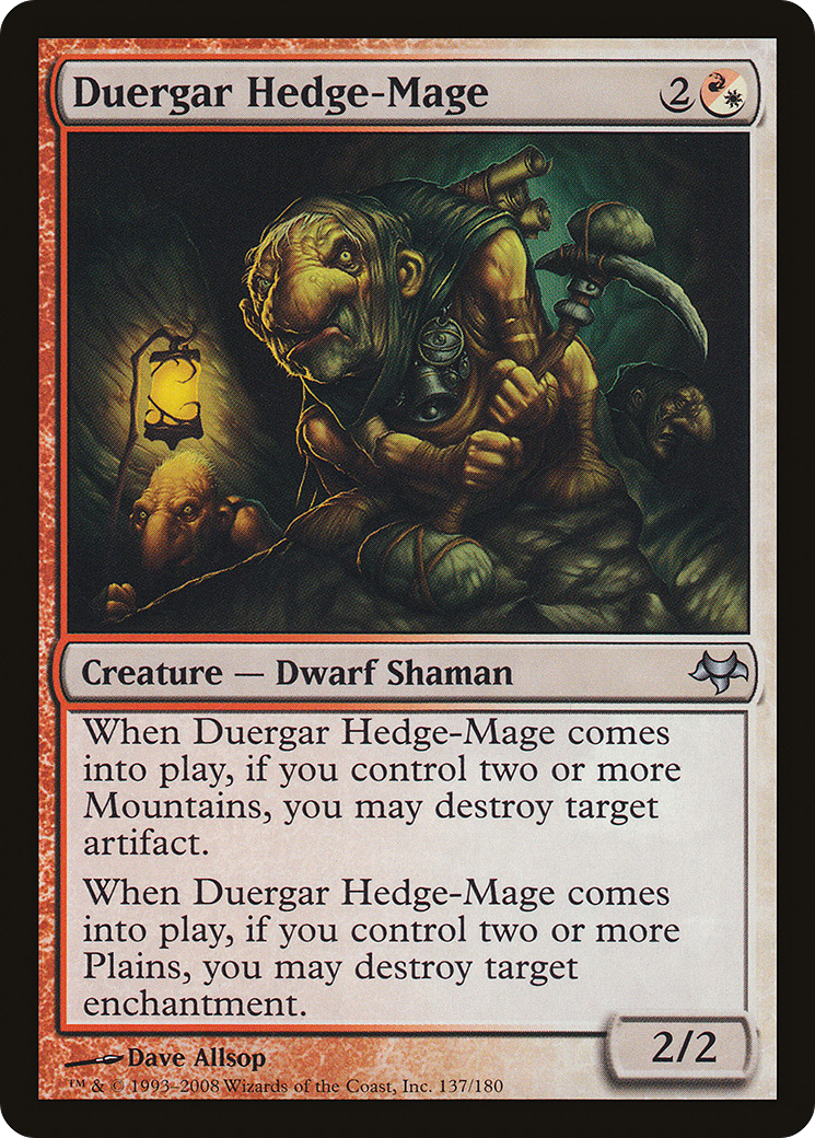 Duergar Hedge-Mage (EVE-137) (Foil)
