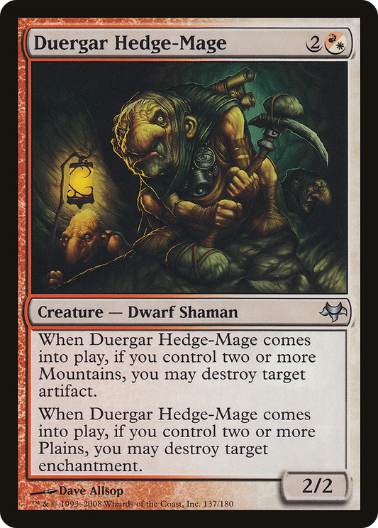 Duergar Hedge-Mage (EVE-137) (Foil)