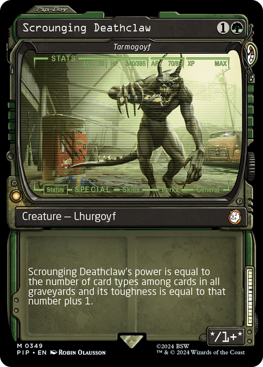 Scrounging Deathclaw / Tarmogoyf (PIP-349) (Showcase)