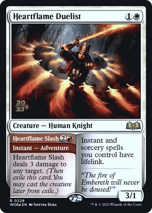 Heartflame Duelist // Heartflame Slash (PRE-228S) (Foil)