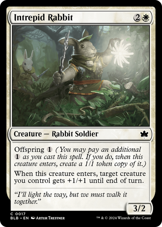 Intrepid Rabbit (BLB-017) (Foil)