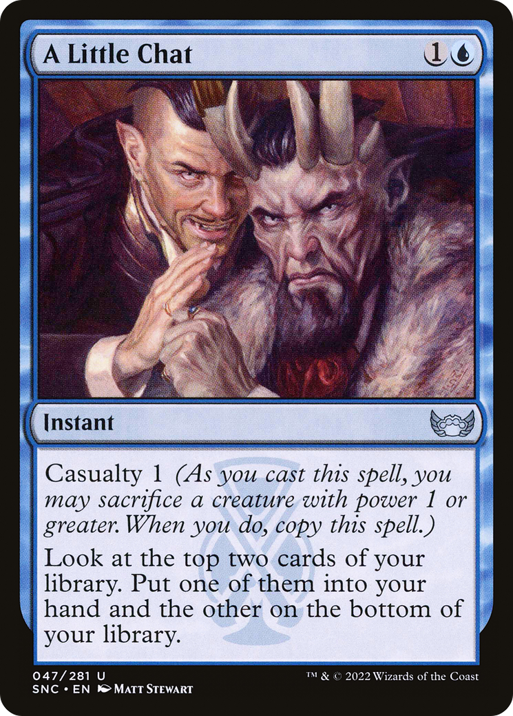 A Little Chat (SNC-047) (Foil)