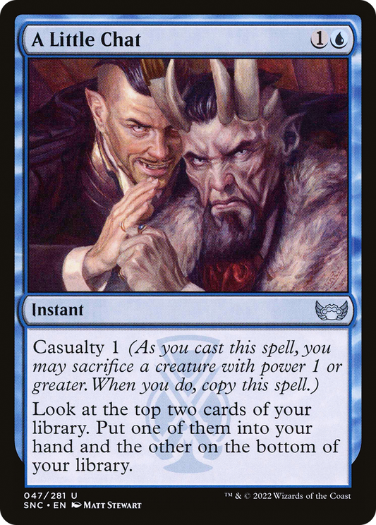 A Little Chat (SNC-047) (Foil)