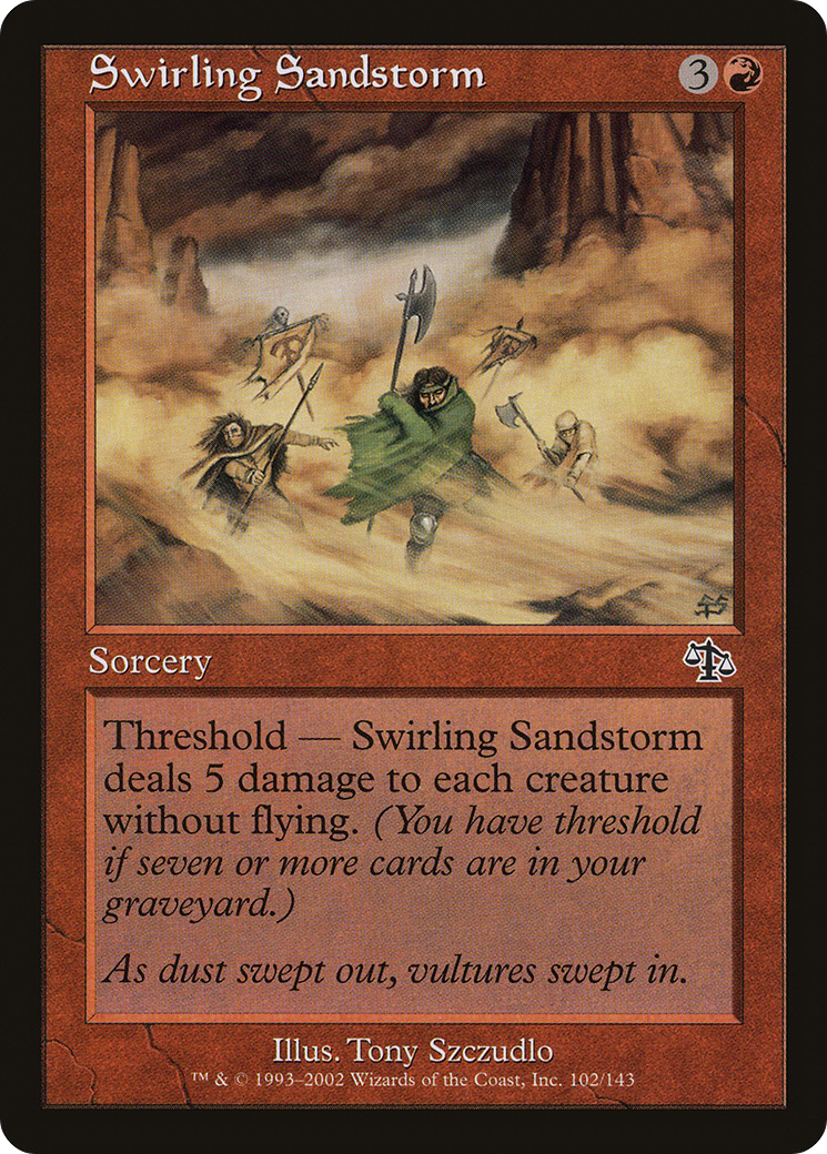 Swirling Sandstorm (JUD-102) (Foil)